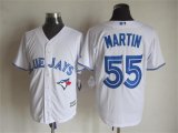 Toronto Blue Jays #55 Russell Martin white majestic baseball Jerseys