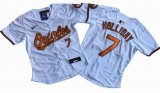 Women Baltimore Orioles Jackson Holliday Nike White Home Limited Player Jersey