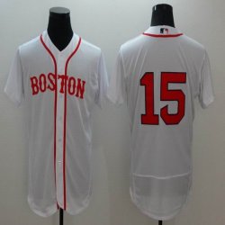 Boston Red Sox Dustin Pedroia white Flexbase Authentic Collection Jersey-BD