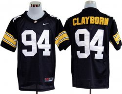 Nike Iowa Hawkeyes Adrian Clayborn 94 Black ncaa Jersey