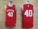 Adidas Indiana Hoosiers Cody Zeller 40 Big 10 Patch NCAA Basketball Authentic Jerseys - Cardinal