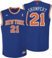 Adidas New York Knicks LMAN SHUMPERT 21 blue nba Jersey