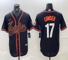 Nike Baltimore Orioles #17 Colton Cowser black majestic baseball jersey Joint name -BD