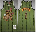 Toronto Raptors #1 Tracy McGrady green NBA Jerseys-XD