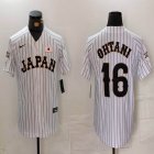 2023 World Cup #16 Shohei Ohtani white Nike Japan majestic baseball Jersey