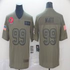 Houston Texans #99 J.J. Watt Nike Camo 2019 Salute to Service Retired Limited Jersey