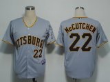 Pittsburgh Pirates #22 Andrew McCutchen Grey MLB Jerseys