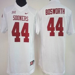 women Oklahoma Sooners #44 Brian Bosworth white College Football Jersey