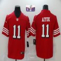 49ers #11 Brandon Aiyuk red nike Color Rush Limited Jersey-BD