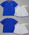 2024-2025 France team blue white soccer jerseys home