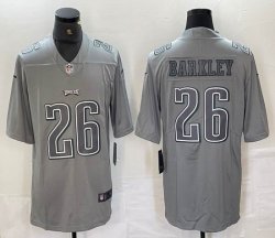 Nike Philadelphia Eagles #26 Saquon Barkley gray Color Rush Limited Jersey