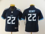 Youth Tennessee Titans #22 Derrick Henry nike dark blue Color Rush Limited Jersey