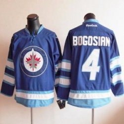 Zach Bogosian Jersey 4 Blue Winnipeg Jets Jersey