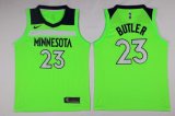 Nike Minnesota Timberwolves #23 Jimmy Butler green nba basketball jersey