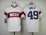 Chicago White Sox 49 Authentic 2013 Chris Sale Alternate Home Cool Base Jersey