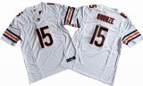 Chicago Bears 15# Rome Odunze White Nike Vapor F.U.S.E. Limited Jersey