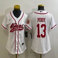 Youth Nike San Francisco 49ers #13 Brock Purdy white baseball jerseys Joint name-BD