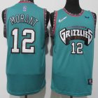 Nike Memphis Grizzlies #12 Ja Morant green nba basketball jersey 75th