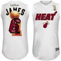 Miami Heat #6 Lebron James White NBA Champion Jerseys