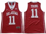 Oklahoma Sooners #11 Trae Young College Basketball Jersey - Red