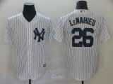 New York Yankees #26 DJ LeMahieu white Majestic baseball Jersey-BD