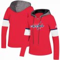 Custom Adidas Washington Capitals Red Ice Hockey Hooded Sweatshirt