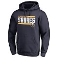 Men's Buffalo Sabres Fanatics Branded Navy Iconic Collection On Side Stripe Pullover Hoodie