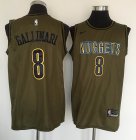 Denver Nuggets #8 Danilo Gallinari Green nike nba jersey