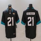 Nike Jacksonville Jaguars #21 C.J. Henderson black Color Rush Limited Jersey