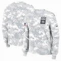 San Francisco 49ers Nike Arctic Camo 2024 Salute To Service Performance Long Sleeves T-Shirt