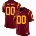 Custom USC Trojans red college football limited jersey