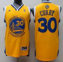 Golden State Warriors Gold #30 Stephen Curry Swingman nba Jersey