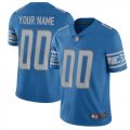 Customized Lions blue nike Color Rush Limited Jersey 01