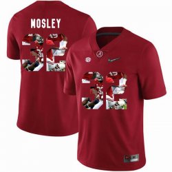 Custom Alabama Crimson Tide #32 C.J. Mosley red fashion college football jersey