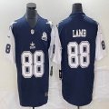 Nike Dallas Cowboys #88 CeeDee Lamb blue white color Rush Limited Jersey 03