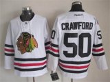 Reebok Chicago Blackhawks Corey Crawford 50 white Ice hockey Jersey