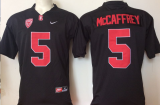 Youth Stanford Cardinals #5 McCaffrey black college football jersey