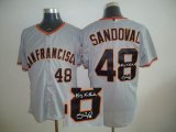 San Francisco Giants 48 sandoval gray mlb Signature jerseys