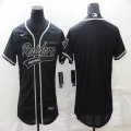 Nike Oakland Raiders blank black Flexbase Authentic Collection Jersey Joint version