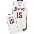 Los Angeles Lakers ARTEST 15 white nba jerseys