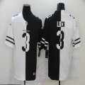 Nike Broncos #3 Drew Lock white black split Color Rush Limited Jersey -BD