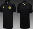 2023-2024 Dortmund Club black polo soccer shirts C997