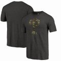 Men's Philadelphia Phillies Fanatics Branded Black 2018 Memorial Day Camo Prestige Tri-Blend T-Shirt