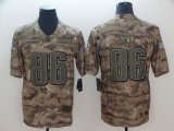 Philadelphia Eagles #86 Zach Ertz Nike Camo Salute to Service Limited Jersey