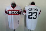 Chicago White Sox VENTURA 23 White throwback mlb jerseys