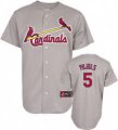 St.Louis Cardinals Puljols #5 grey MLB Jerseys