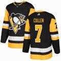 Adidas Pittsburgh Penguins #7 Cullen Black Ice hockey jersey