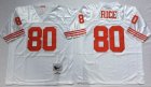 San Francisco 49ers #80 J.Rice Throwback White nfl jersey-PNS