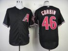 Arizona Diamondback CORBIN 46# black mlb jerseys