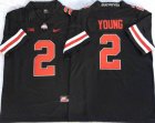 Ohio State Buckeyes #2 Chase Young Black college football jerseys